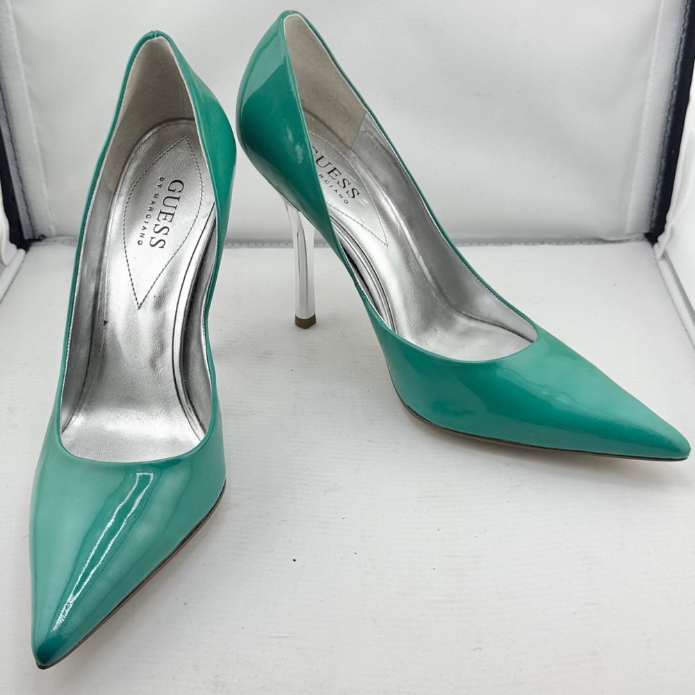Guess by Marciano Teal Heels - Picture 3 of 5